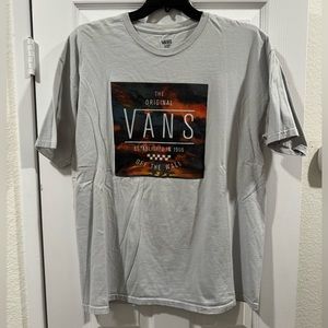 Vans light grey t-shirt XL